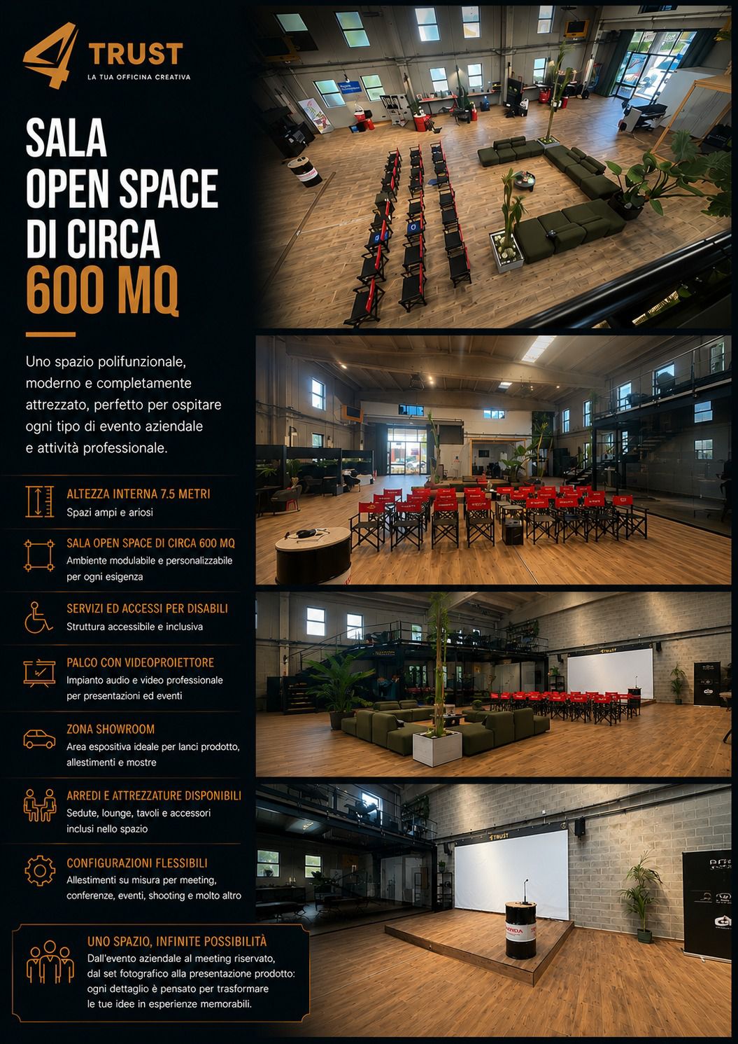 SPAZI MEETING, WORKSHOP ED EVENTI A LISSONE